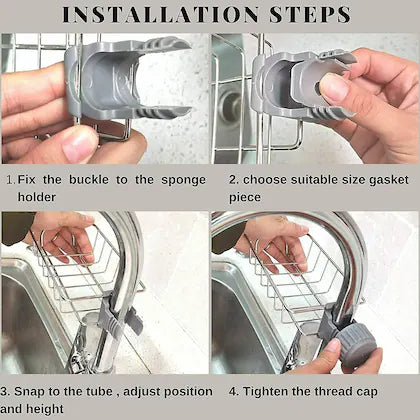 Stainless Steel Sink Caddy Organizer